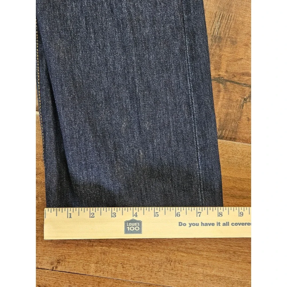 Levis 501 Original Fit Mens Dark Wash Indigo Straight Leg Jeans W38 L32